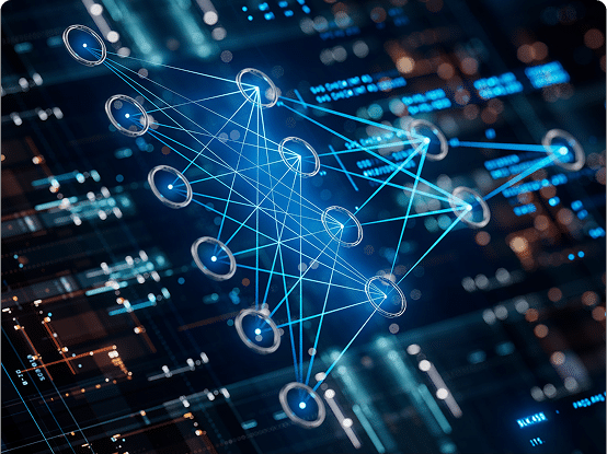 3D bar graph with blue and red bars on a grid background, showing data trends over time.
